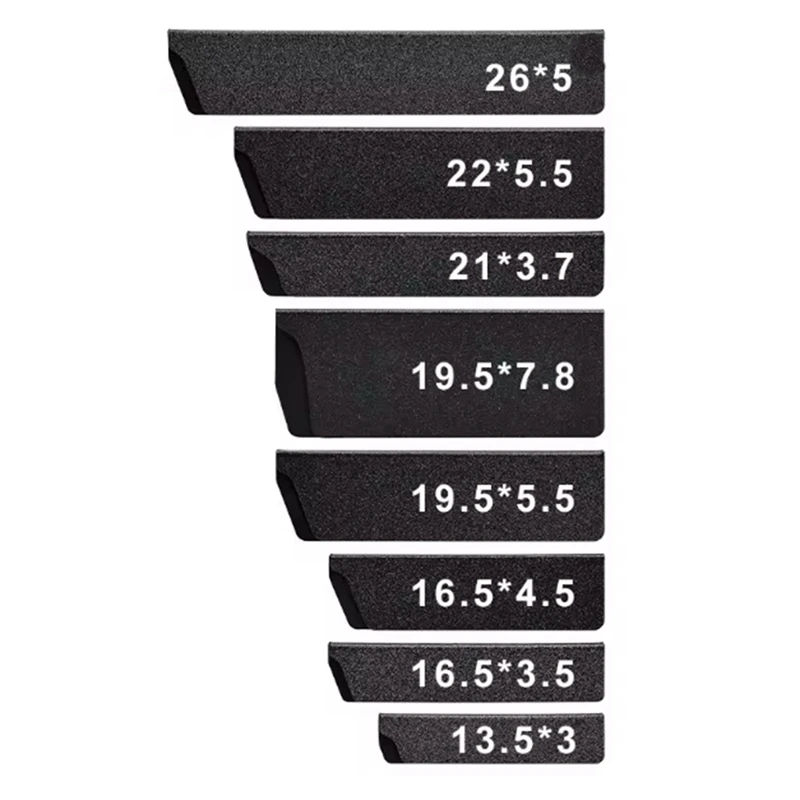 

Набор из 8 предметов для защиты кромок ножа, черный универсальный чехол из АБС-пластика, не фетровая подкладка, кухонные инструменты для шеф-повара-A56M