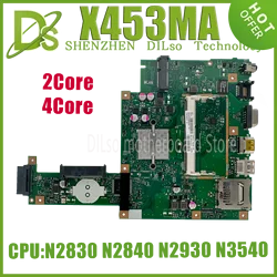 Kefu X453ma Moederbord Voor Asus X453 X453ma Laptop Moederbord Met N2830 N2840 N3530 N3540 Ddr3l 2 Core 4 Core 100% Werkend Wel