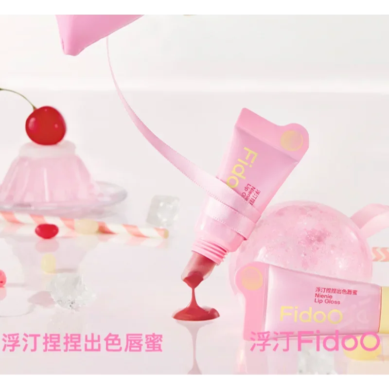 Fidoo pellizco espejo agua brillo de labios esencia de labios de color hidratante rojo de larga duración delicado Natural Corea cosméticos de maquillaje de labios