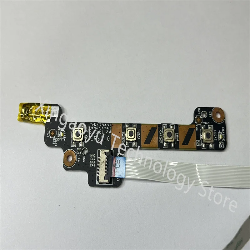 Original FOR MSI GT62VR GT62 Power Button Board With Cable Ms-16L2 Ms-16L2B  Test Perfect