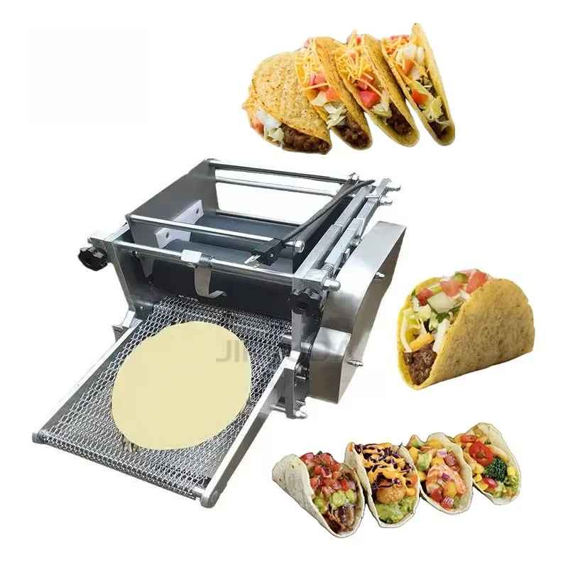 

Efficient Mini Burrito Roti Taco Shell Making Machine De Pain Pour Four Mould Embalage A Mexican Tacos Machine Maker Tortillas