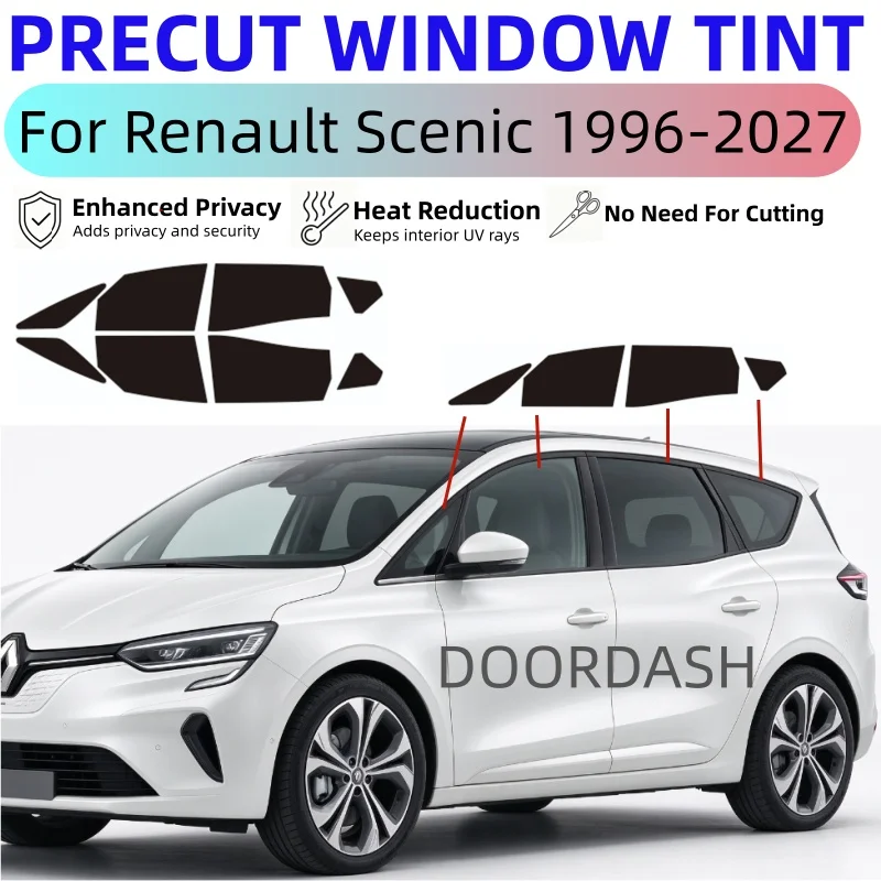 Precut Nano-Ceramic Window Tint For Renault Grand Scenic JZ0/J95 ,UV IR Heat Rejecting,No Signal Interference,Car Privacy Tint
