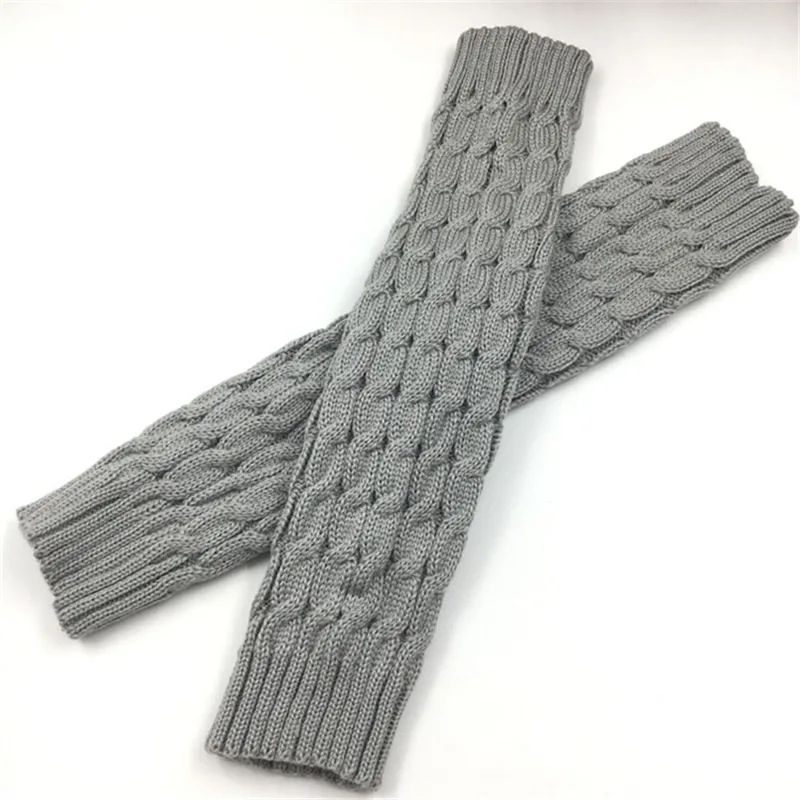 Damen Lolita Gestrickte Lange Beinwärmer-Socken, Gedrehte Häkel-Stiefelmanschetten-Socken, Herbst-Winter Fußabdeckung, Lässige Thermosocken