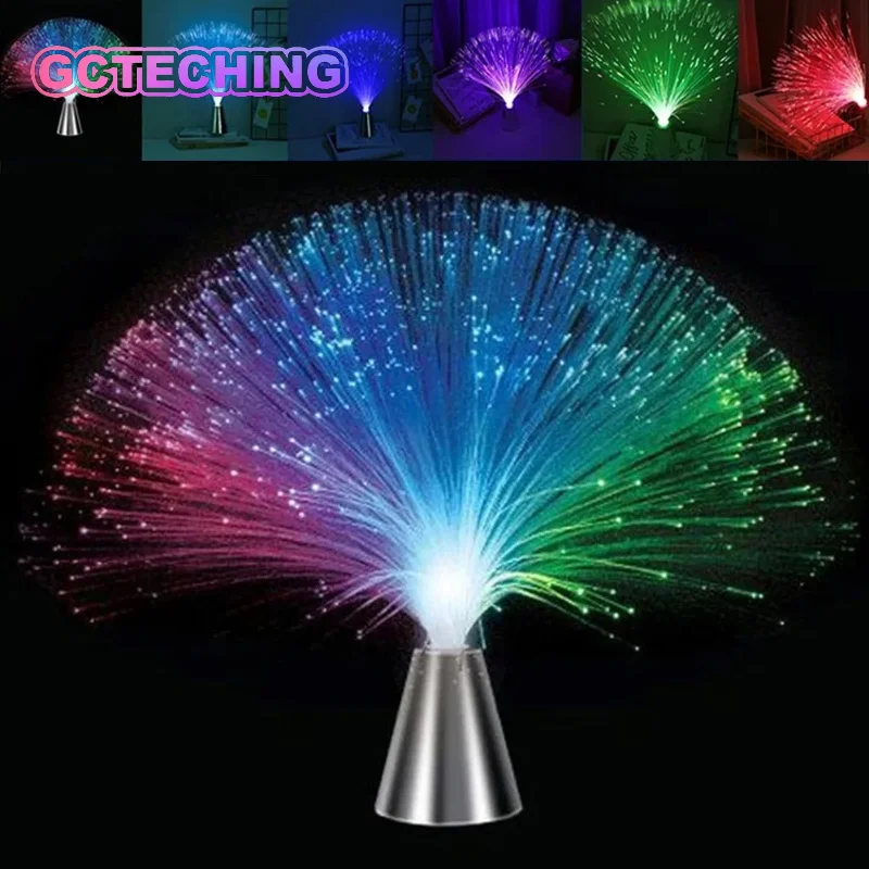 

LED Fiber Optic Lamp Multicolor Star Sky Light For Holiday Wedding Centerpiece Optic Fiber LED Night Lighting Decor lamp