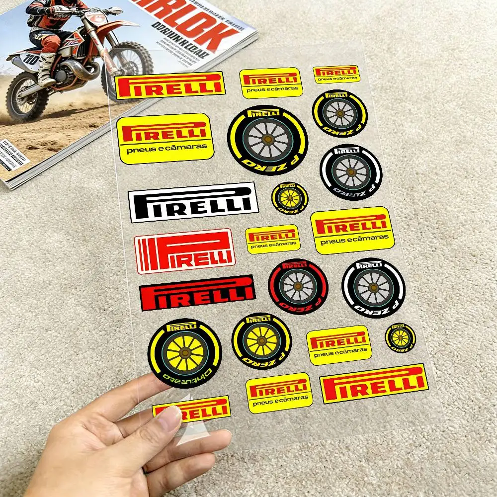 

Светоотражающие наклейки PIRELLI для мотоциклов, предупреждающие о безопасности в темноте, для шлемов скутеров.