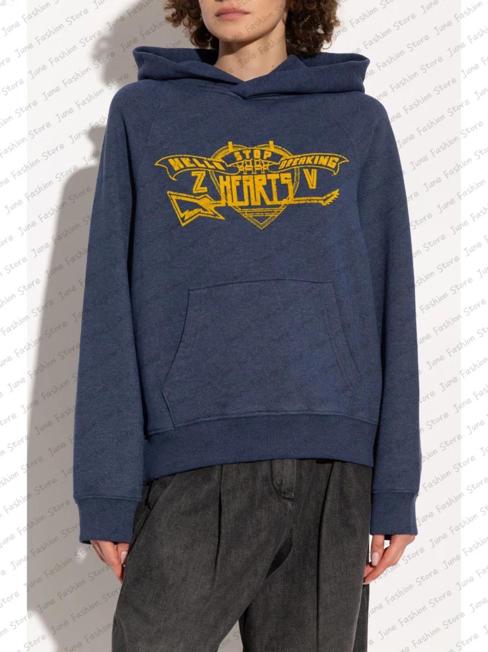 

Europe And America New Arrivals Women's Hoodie Fashion Brand Street Hoodies Trend Fashion Brand Sweatshirts Couple Clothing Tops