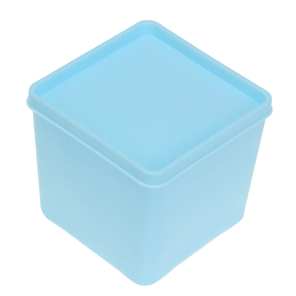 

5pcs Square Food Storage Containers 550Ml Blue Airtight Plastic Boxes For Kitchen Refrigerator Moisture Dust Proof Sealing