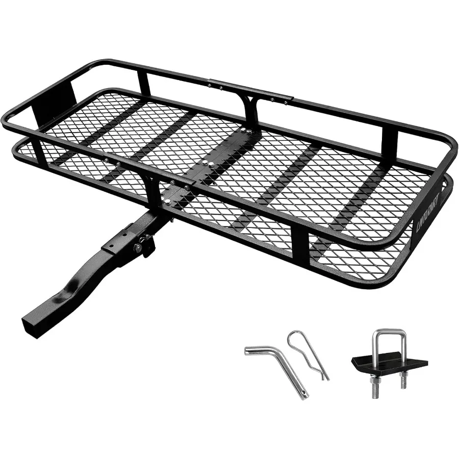 Folding Hitch Cargo Carrier Basket 57X21