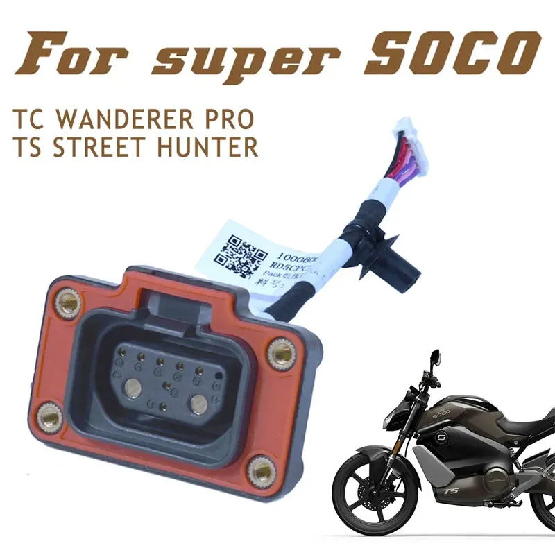 Cable de Carga y Descarga para Batería con Conector de Aviación para Super SOCO TS Street Hunter TC Wanderer