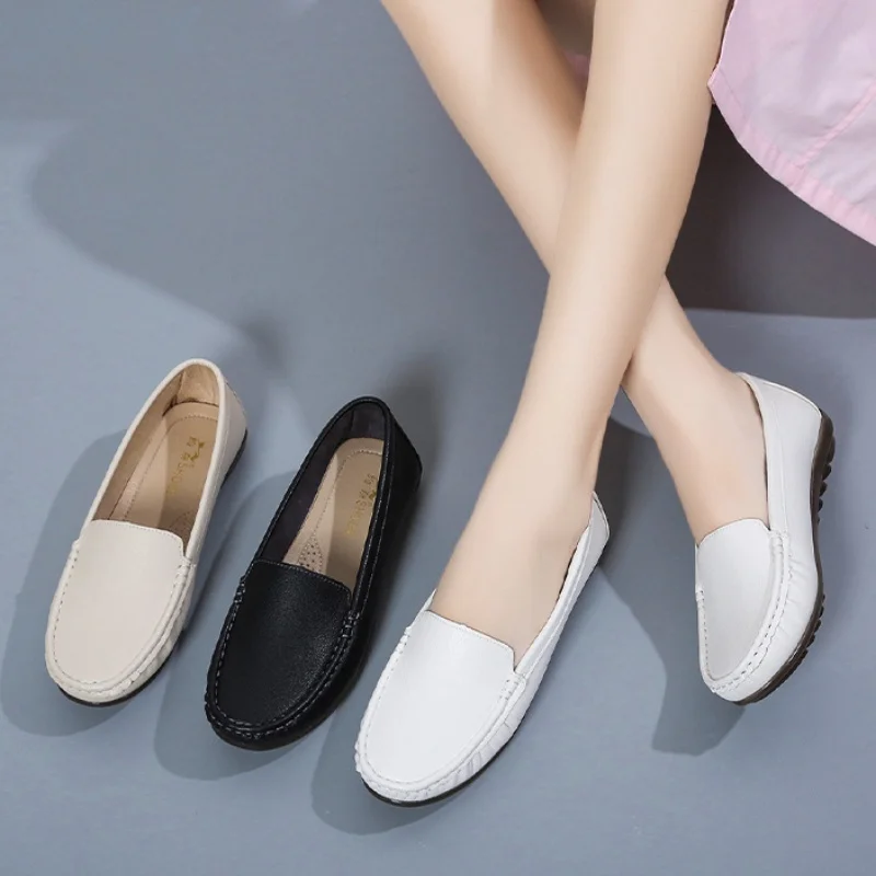 Spring Autumn New Comfortable Flat Bottomed Nurse Women's Shoes Fashion Shoes Soft Soled Pregnant Women's Work and Leisure Shoes