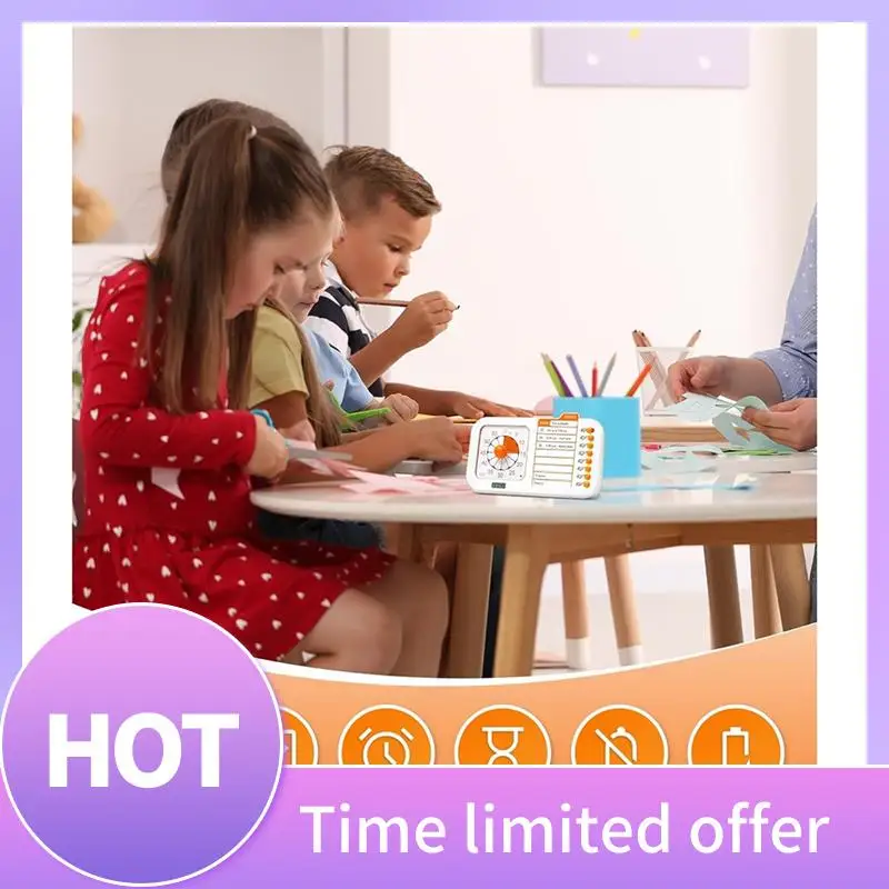 ABFN-3-In-1 Visual ADHD Timer For Kids & Adults With Planning Board, Task Timer, Chore Chart & Visual Schedule Planne