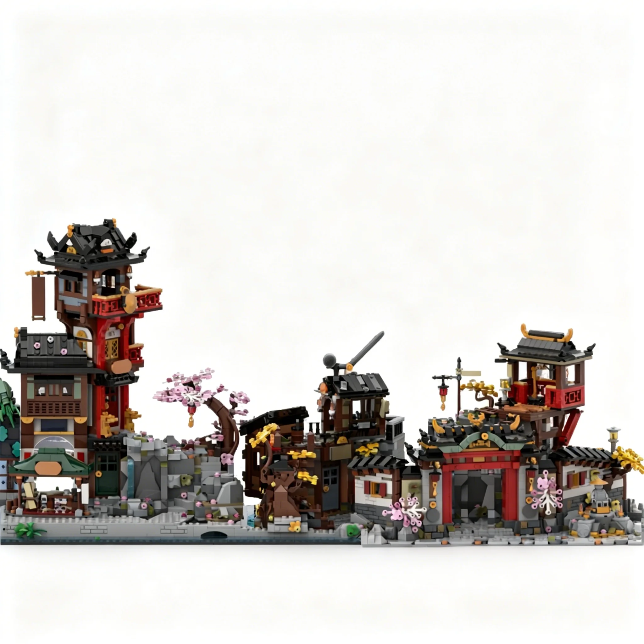 6266pcs MOC Ninjia City Old To - Art Craft Idea 评论和价格