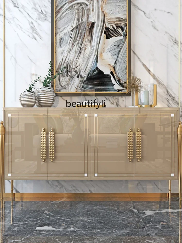 

lhy 26 new Light Luxury Sideboard Tea Cabinet, Modern Minimalist Tea Cabinet, Partition, Living Room Entry Door, Hall ss 26