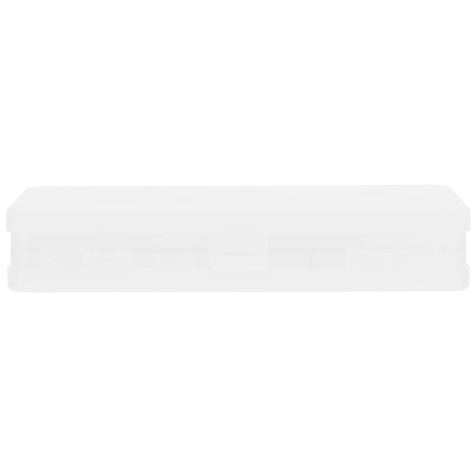 

Double Layer Box Large Capacity Stationery ganizer Office Supplies Pencil Case Clear Frosted Plastic School Office Supplies