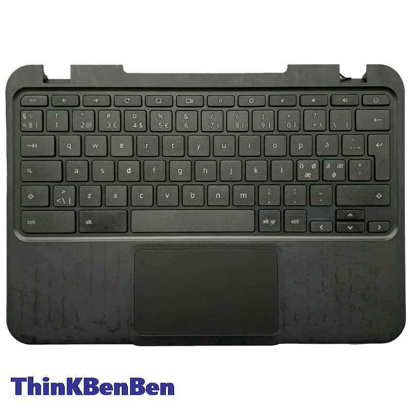 

NDC Nordic Black верхний чехол для клавиатуры, упор для рук, чехол для Lenovo N21 Chromebook 5CB0J23849