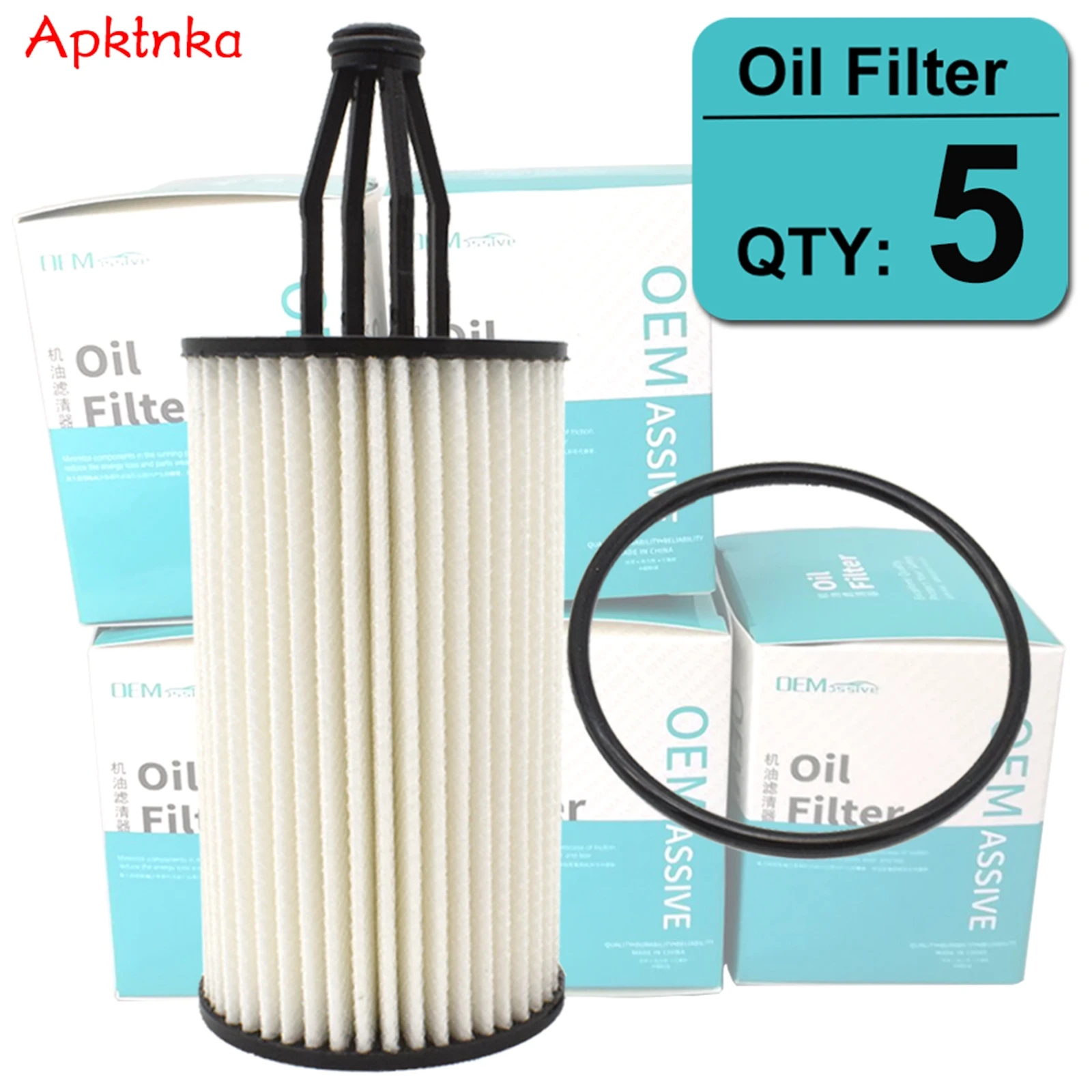 5x Car Accessories Engine Oil Filters For Mercedes-Benz C350 E350 GL450 ML350 SLK350 W205 C218 W213 X166 A2761800009 A2761840025