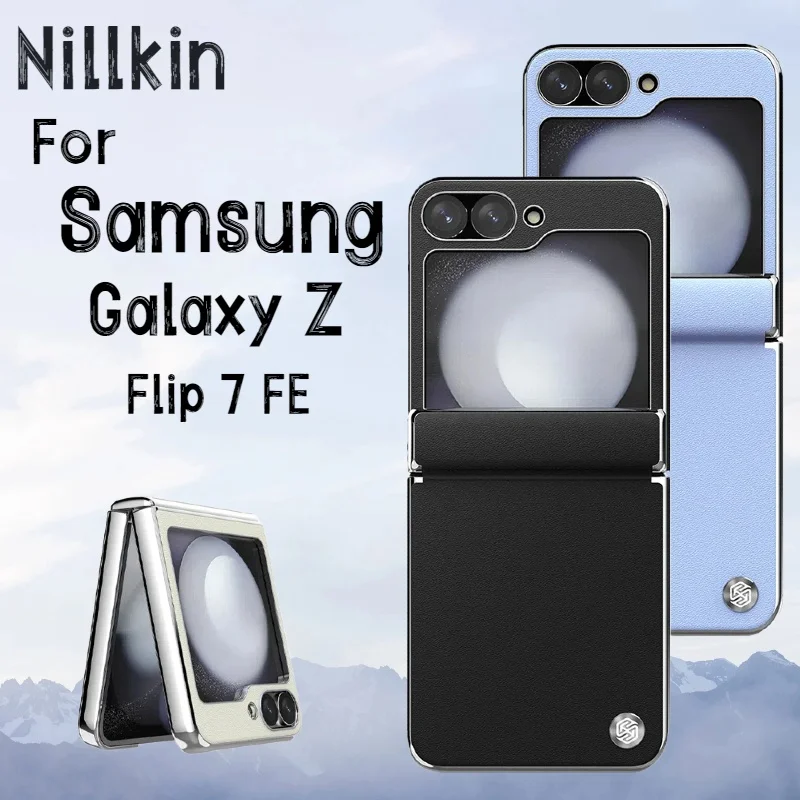 

Nillkin For Samsung Galaxy Z Flip 7 FE Flip 6 CamShield Flip Leather Phone Case High-end Leather Shockproof Protection Case