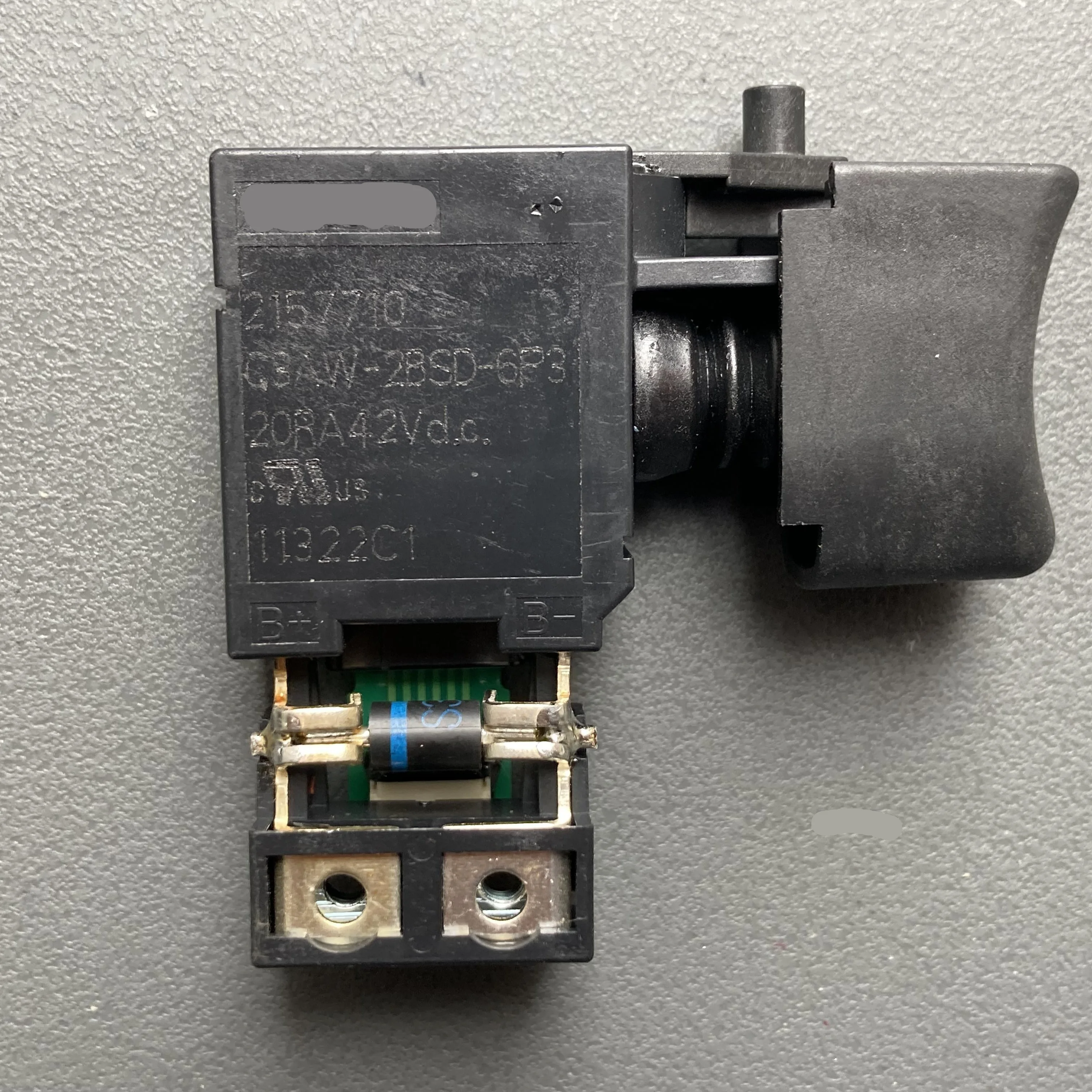 Switch C3AW-2BSD-6P3 for Hilti SF6-A22 SF6H-A22 Brushless Percussion Drill Switch Fittings