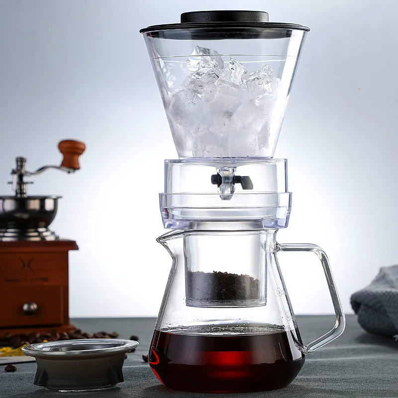 

Coffee Brewer 500ml Dedicated Coffee Maker Cold Extract Coffee Maker Coffee Sharing Pot Drip Ice Coffee Maker