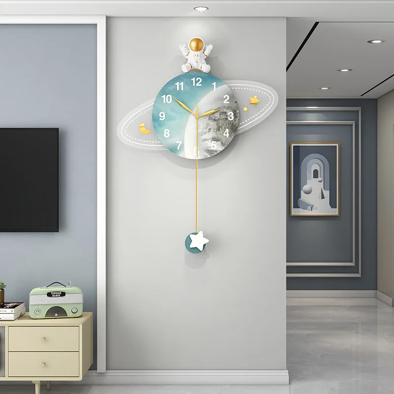 

Personalized Creative Wall Clock, Living Room, Simple Clock, Wall Hanging, Restaurant, Entrance, Home Decoration, New