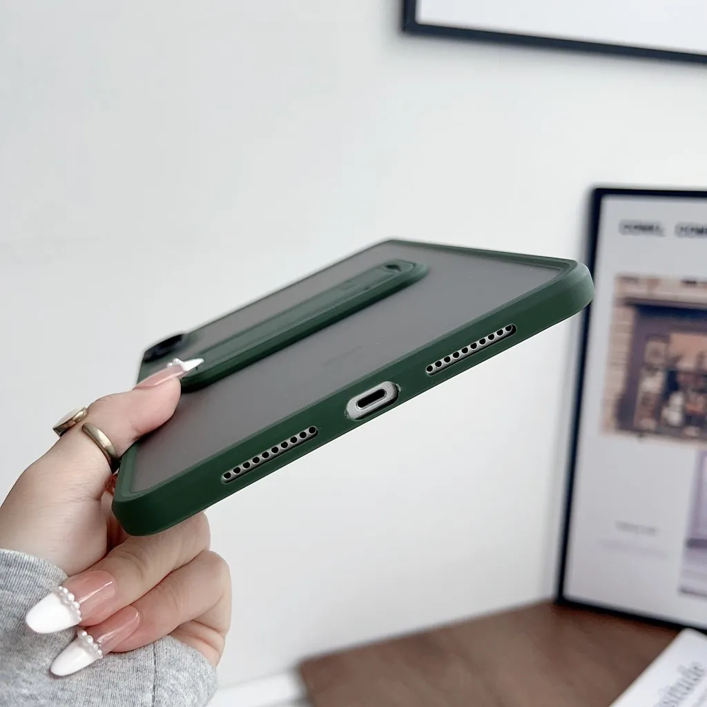 Matte Stand Case For iPad 2024 Mini 7 A17 Pro 8.3inch Mini 6 5 4 Pro 11 Air 11 5 4 3Pro 2 1 10th 10.9 10.2 9.7 With Bracket