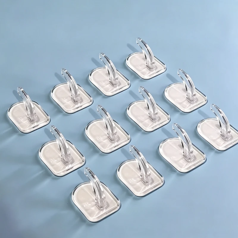 100 Waterproof Adhesive Wall Hooks,Removable No-Drill Reusable Suitable for Kitchen,Strong Hold Ox Horn Hooks with Free Removal