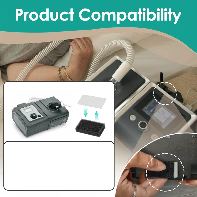 

Комплект сменных фильтров ABFI, 60 шт., для CPAP-машин Respironics PR-системы, одна серия M