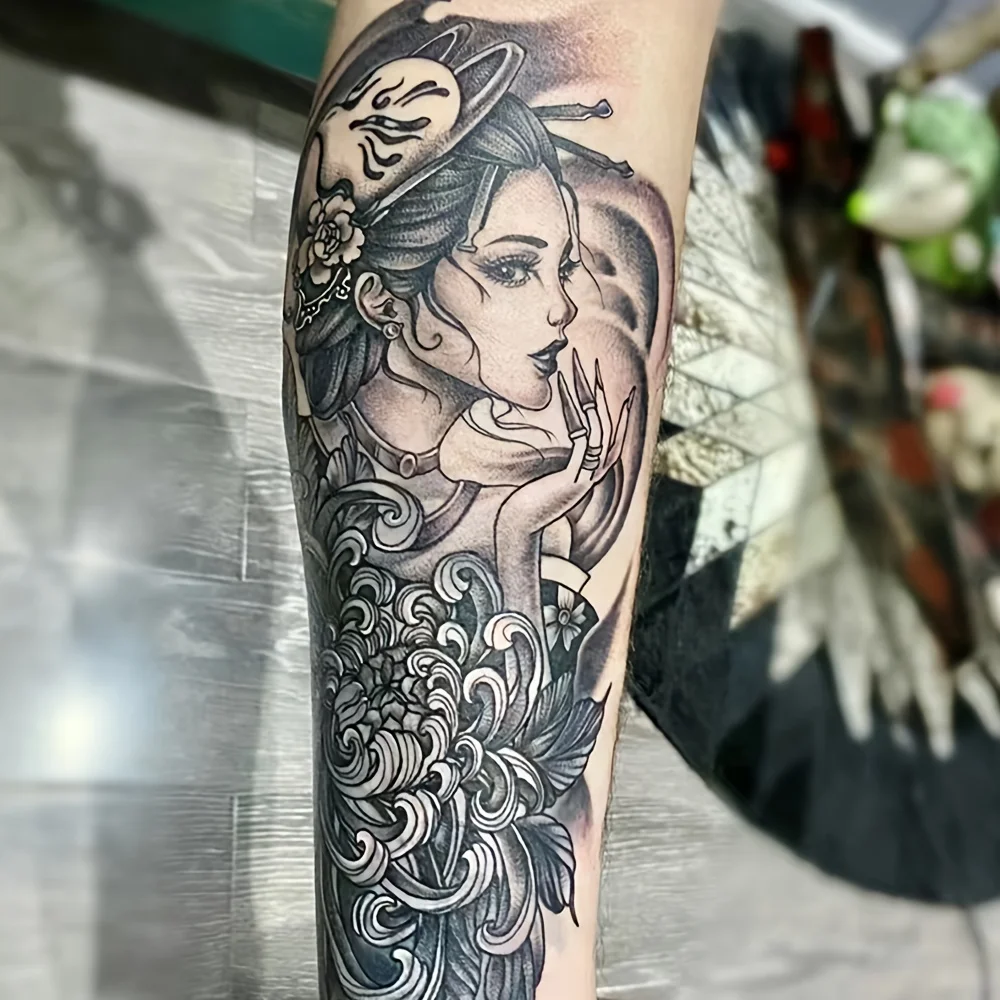 

6 травяных наклеек для татуировок, стойких от 7 до 15 дней, водонепроницаемых и износостойких, подходят для тех, кто не хочет получить татуировку.