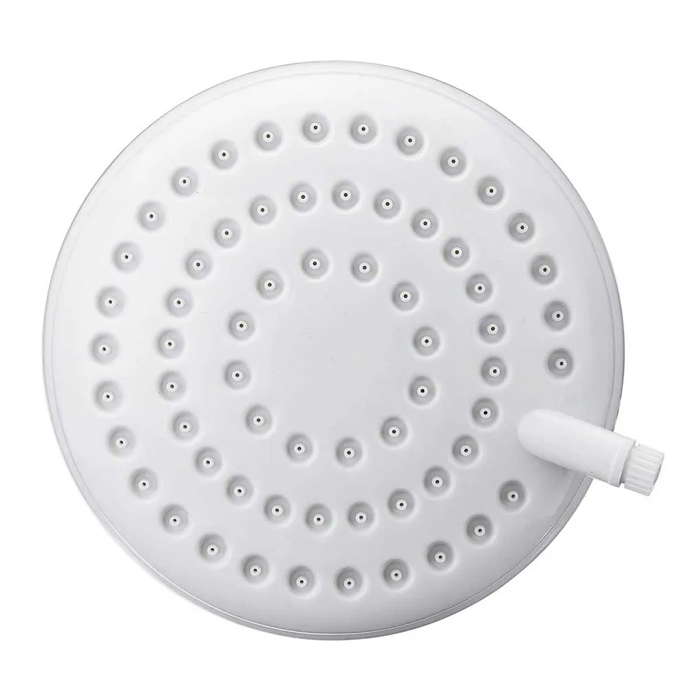 Round With Hose Bracket Electric Shower Head Instant Hot Accessories High Power