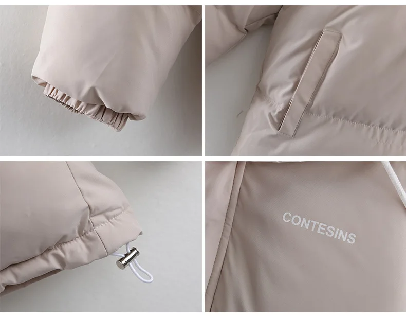 NEW Down Jacket Women's Fake Two Piece Down Cotton Jackets Women's 2025 New Korean Cotton Jacket Oversized Trendy Winter Jacket