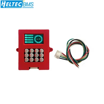 Heltecbms 4S 6S 8S 5A 밸런서(전압 디스플레이 포함) TFT Lipo/lifepo4 배터리 전압 테스터 에너지 전송 이퀄라이저