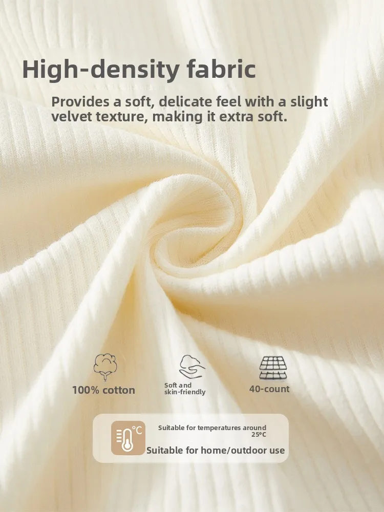 ชุดเด็กแรกเกิดฤดูใบไม้ผลิ/ฤดูใบไม้ร่วง แขนยาว ลายการ์ตูนน่ารัก ชุดคลุมขาตรง เอวต่ำ กางเกงขายาว ผ้าอื่นๆ