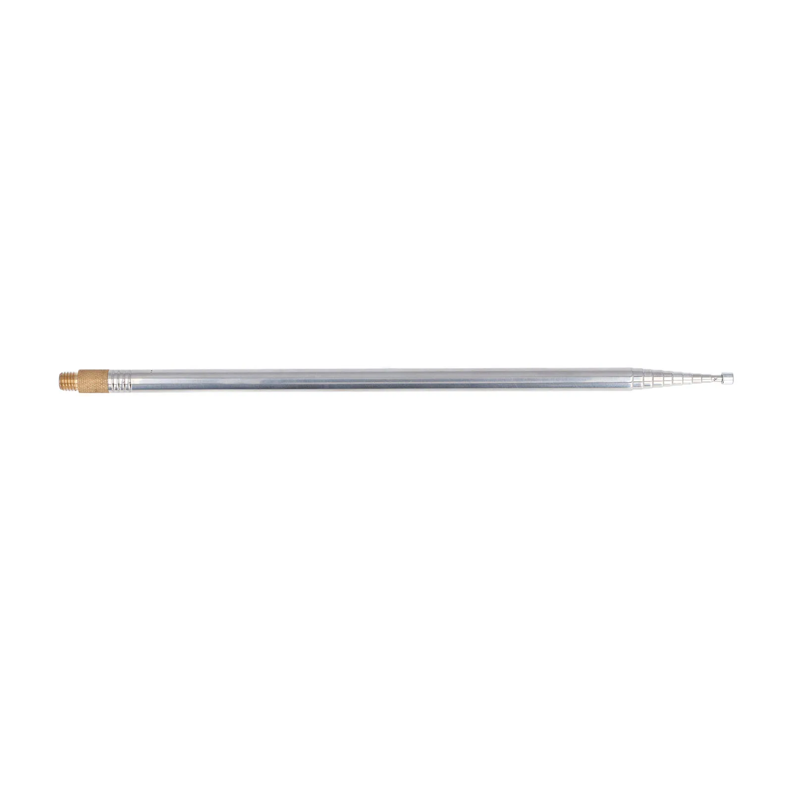 Stainless Steel Antenna PAC 12 Shortwave Antenna 7MHz‑50MHz Full Frequency Band 10 Sections Telescopic Antenna Maximum 2.5m