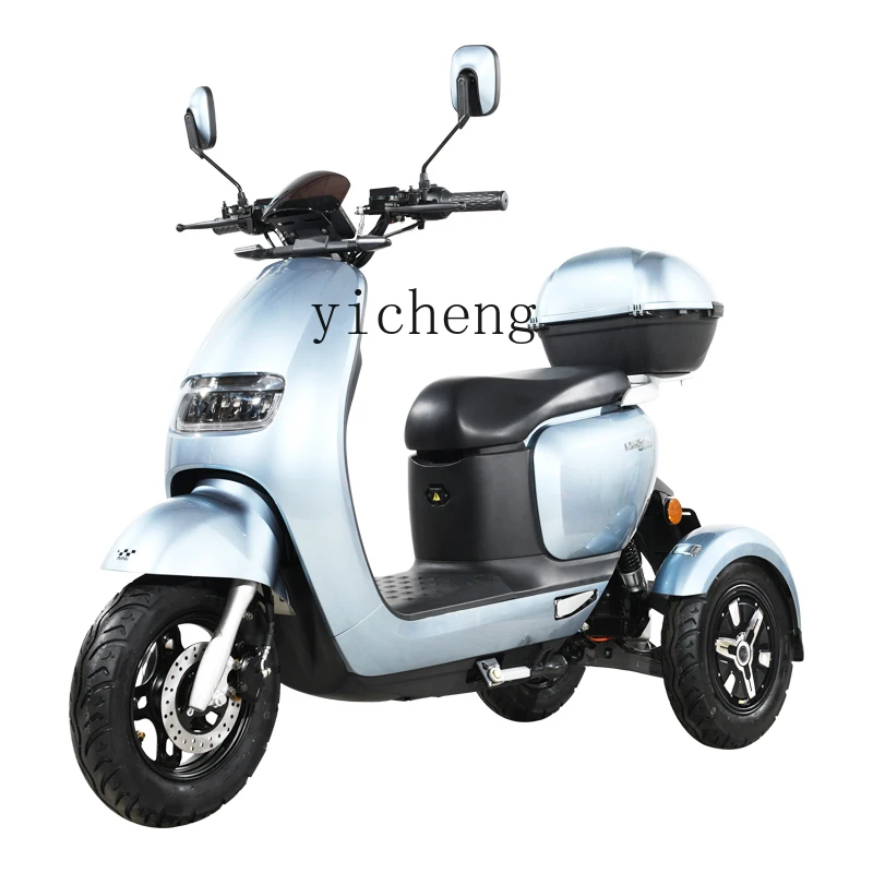 ZF Electric Tricycle for the Elderly Household Small Take-out Battery Car Climbing