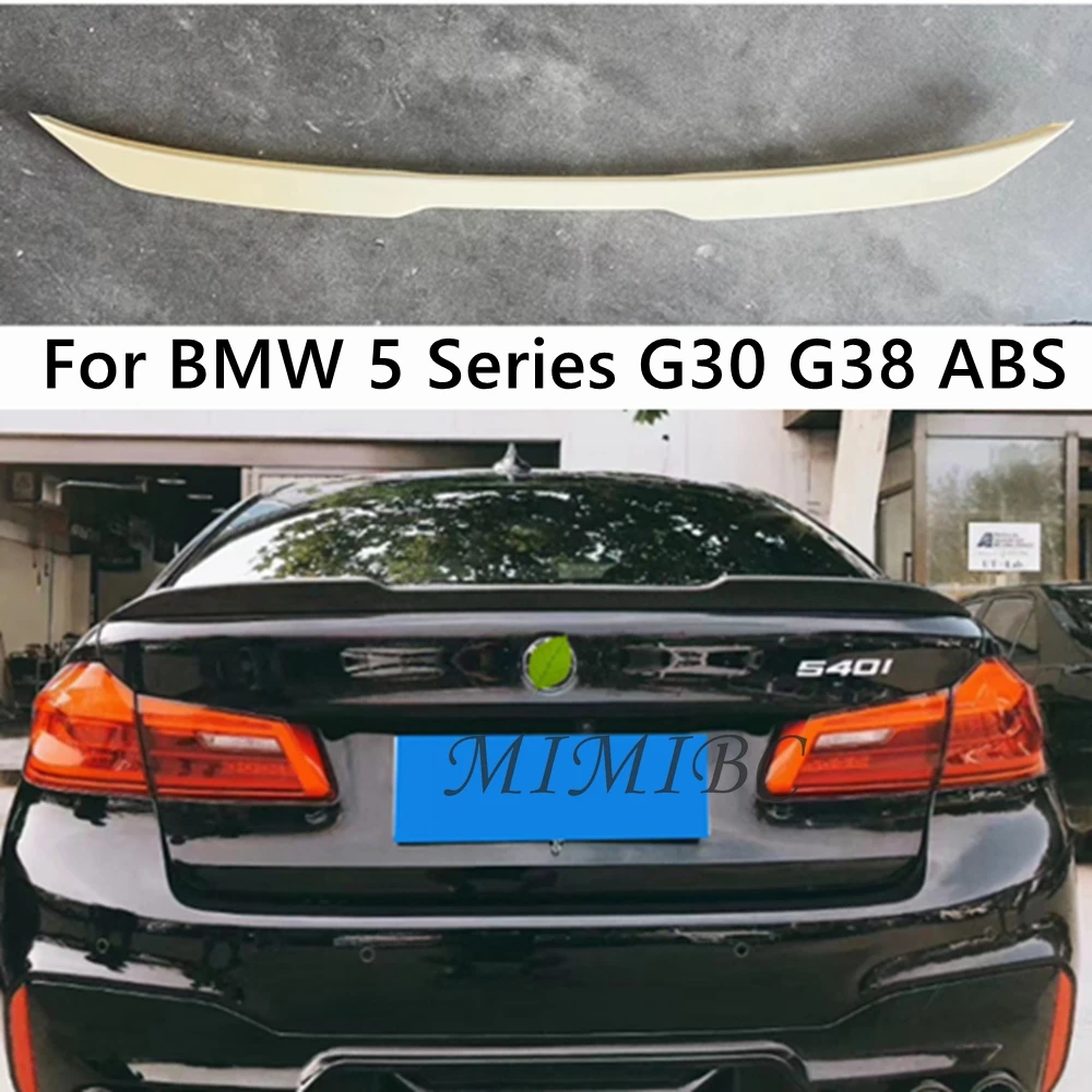 

FOR BMW 5 Series G30 G38/F90 PRO Style ABS Glossy black Performance Rear Trunk lip Spoiler Car Wing