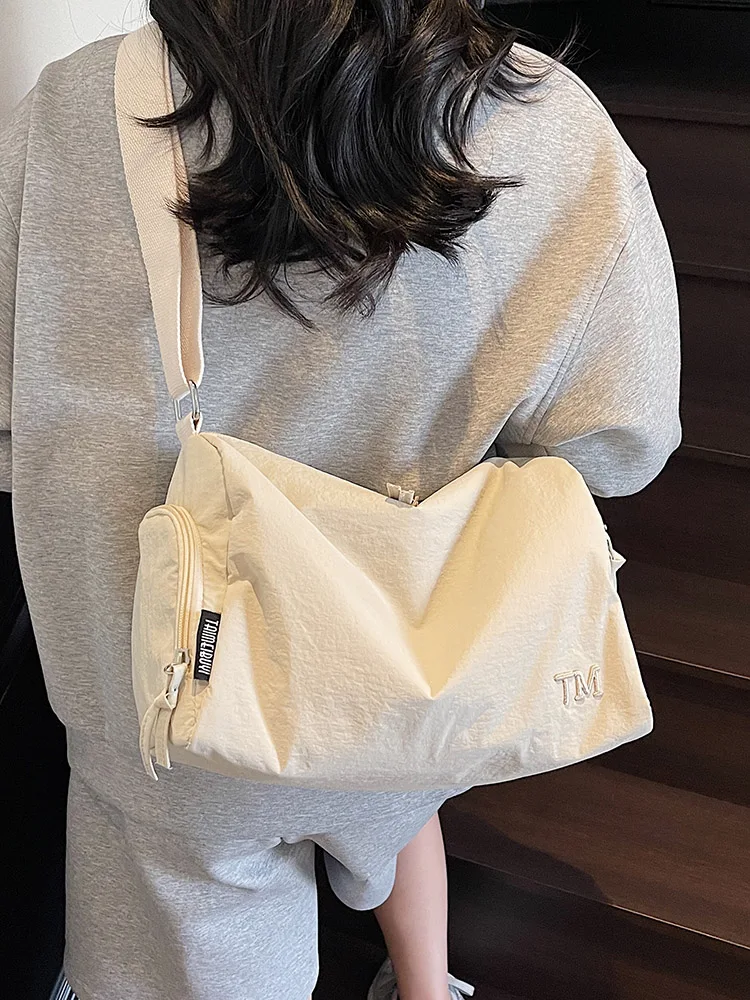 

Большая женская сумка через плечо Capaci, повседневная спортивная сумка на одно плечо, модная пригородная сумка, корейская сумка-тоут