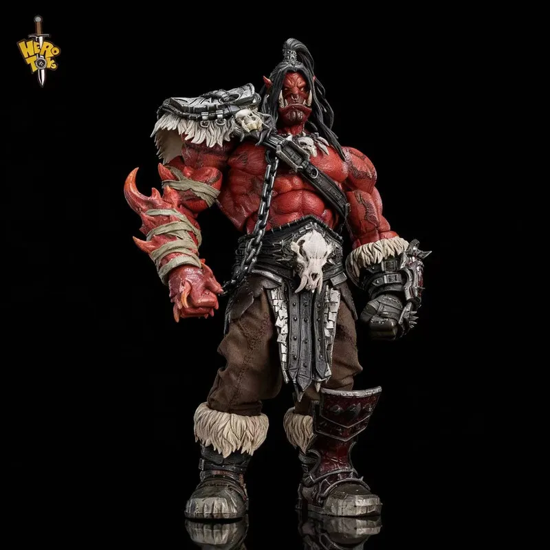 Hero Toys Orc Warrior Warlord Chieftain Collectible Movable Action Figure Desktop Display Model For Adult Hobbyist