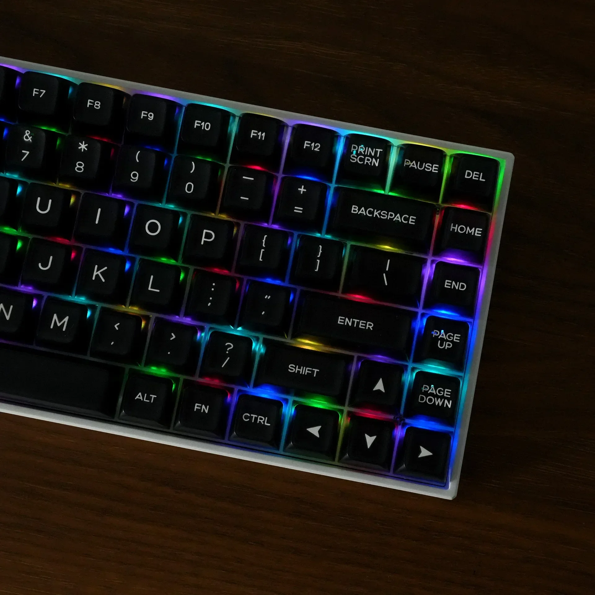

SA high personality translucent translucent moa keycap 142 small full set