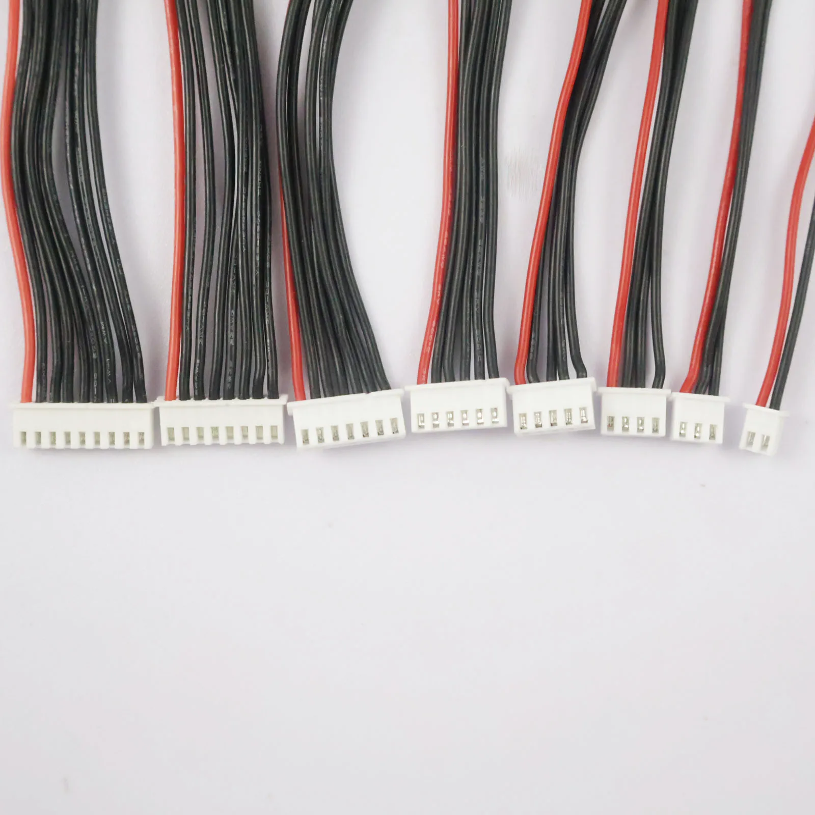 5PCS 10/20cm Battery Balance Charger with Silicone Wire Extension Lead JST-XH Connector Adapter Plug  1S/2S/3S/4S/5S/6S/7S/8S