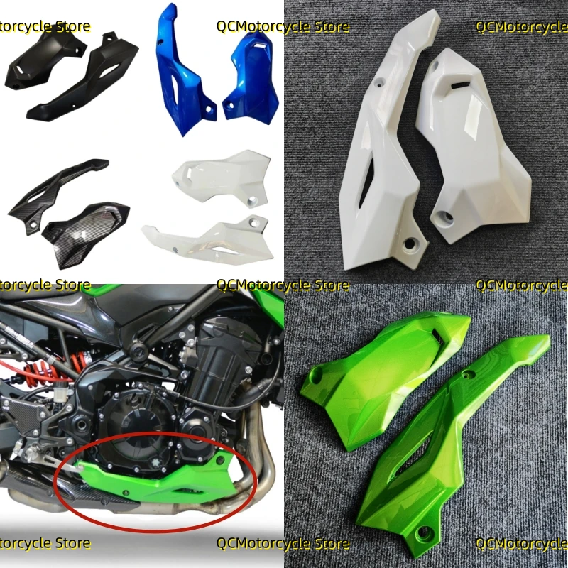 

Motorcycle Engine Bellypan Lower Spoiler Cowling Protection Fairing Fit for Kawasaki Z900 2020 2021 2022 2023