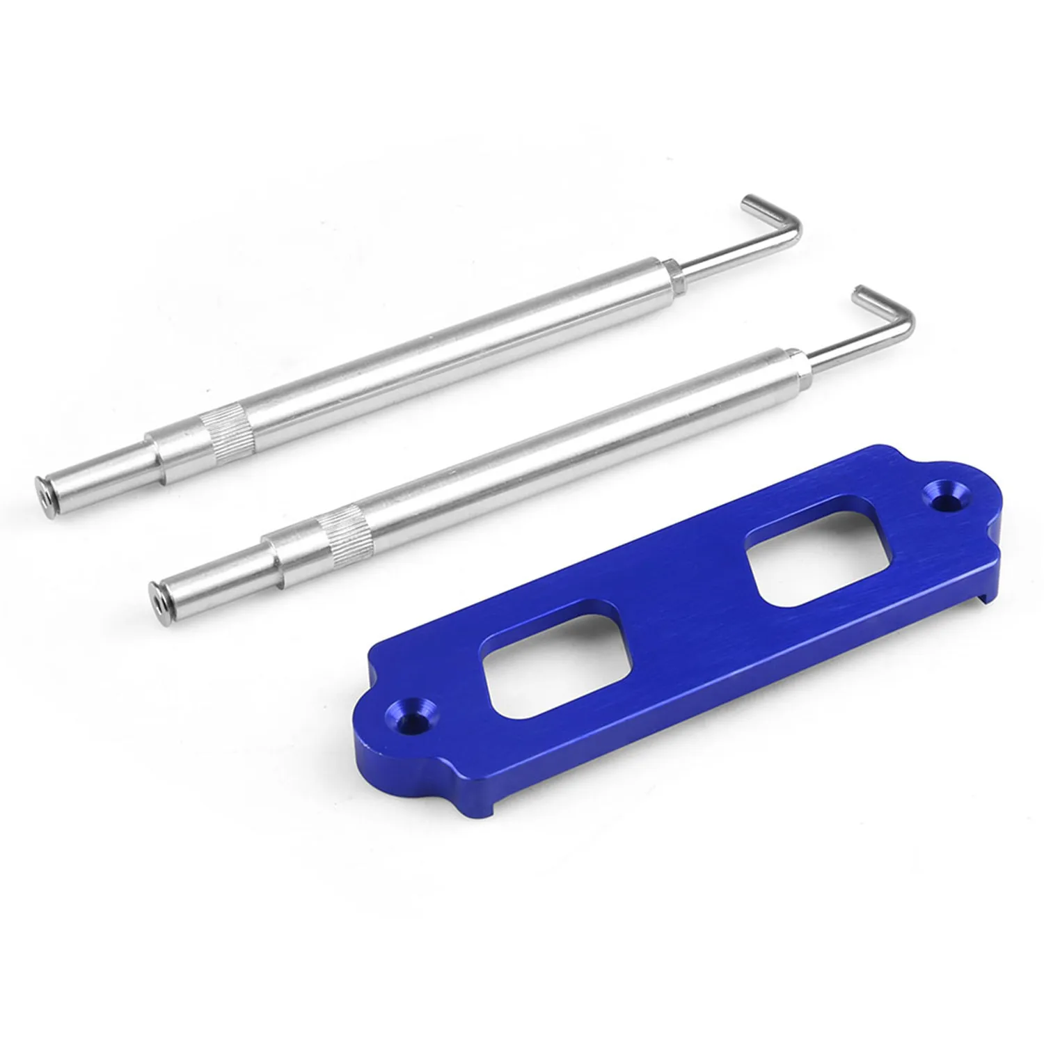 ​Car Battery Tie Down Bracket Hold Kit W/Stainless Tray J Hook For 1988-2008 Civic CRX Acura S2000 Integra RSX Car Replace Parts