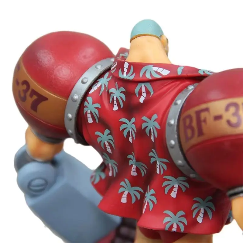 18cm Figurka Anime One Piece Gk Franky Figurki Akcji Podwójna Głowa Wymienne Ozdoby Kolekcjonerskie Zabawki Prezenty
