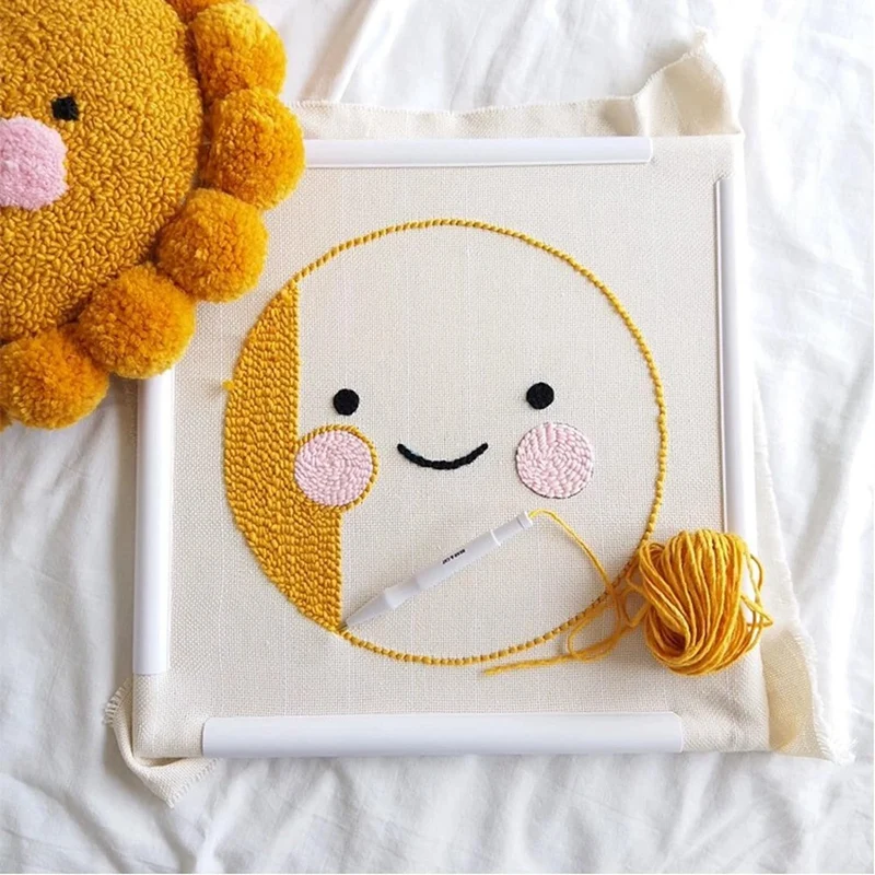 3-Pack Square Embroidery Hoops Cross Stitch Hoops Punch Needle Hoops Embroidery Quilting Frame