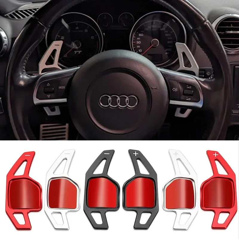 

Aluminum Steering Wheel Paddle Shifter Extension for Audi A3 S3 8V A4 S4 A5 S5 B8.5 A6 S6 A7 S7 C7 Q5 Q7 2013 2014 2015 2016