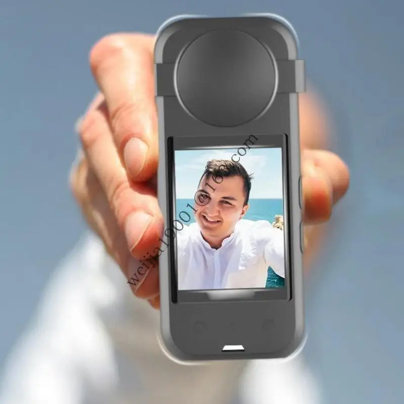 Силиконовая камера Корпус против падения рамы защиты для спортивной камеры аксессуары с линзами для камеры 360 .h05a