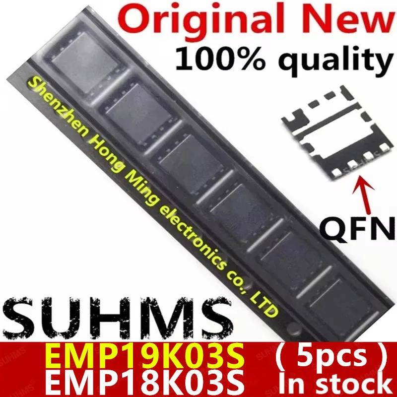 (5piece) 100% New P19K03S EMP19K03S EMP19K03HPCS P18K03S EMP18K03S EMP18K03HPCS QFN-8