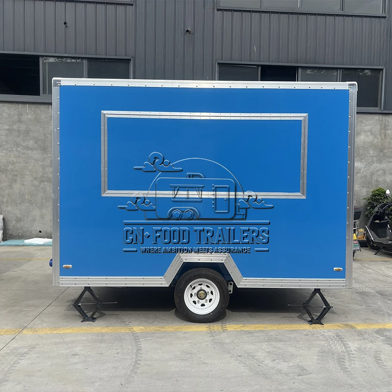 

Прицеп для еды CN, концессионный прицеп для фаст-фуда, полностью оборудованный для кофе и пиццы, мобильная тележка для общественного питания