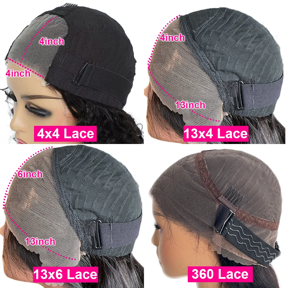 400 High Density Human Hair Wig Afro Kinky Curly 360/13×6/13×4 HD Transparent L… - Image 6