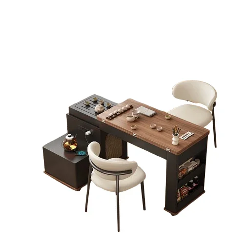 

Kettle tea table and chairs, mobile small integrated household, medieval, foldable small insert