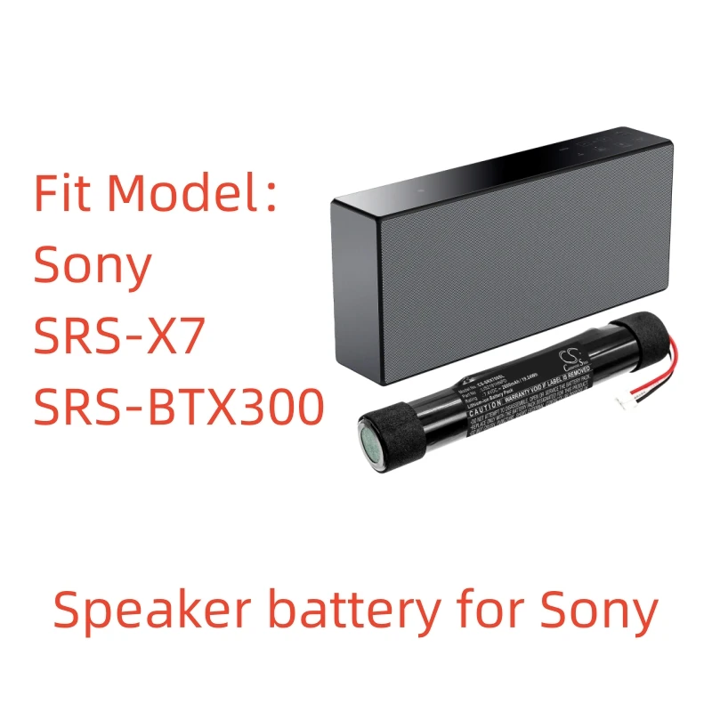 

Li-ion Speaker battery for Sony,7.4V,2600mAh,SRS-X7,SRS-BTX300